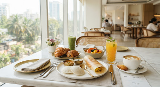 Sunrise breakfast spread